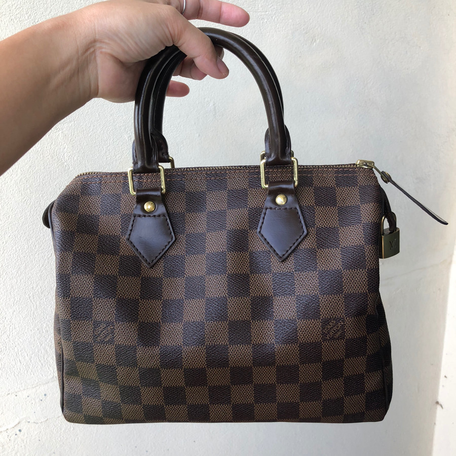Louis vuitton Damier Ebene canvas Speedy 25: