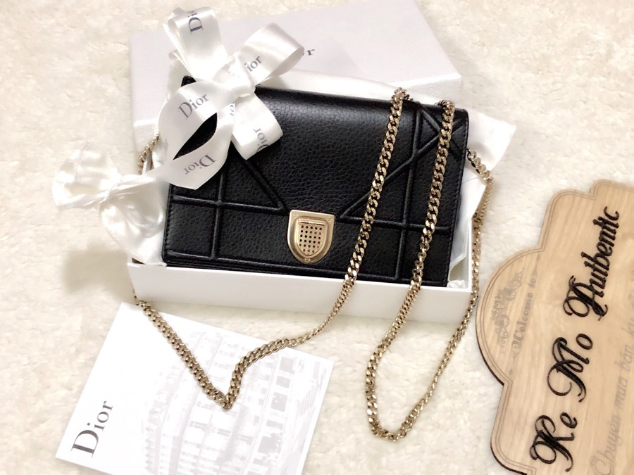 Review Dior Diorama Wallet on a Chain  AMused