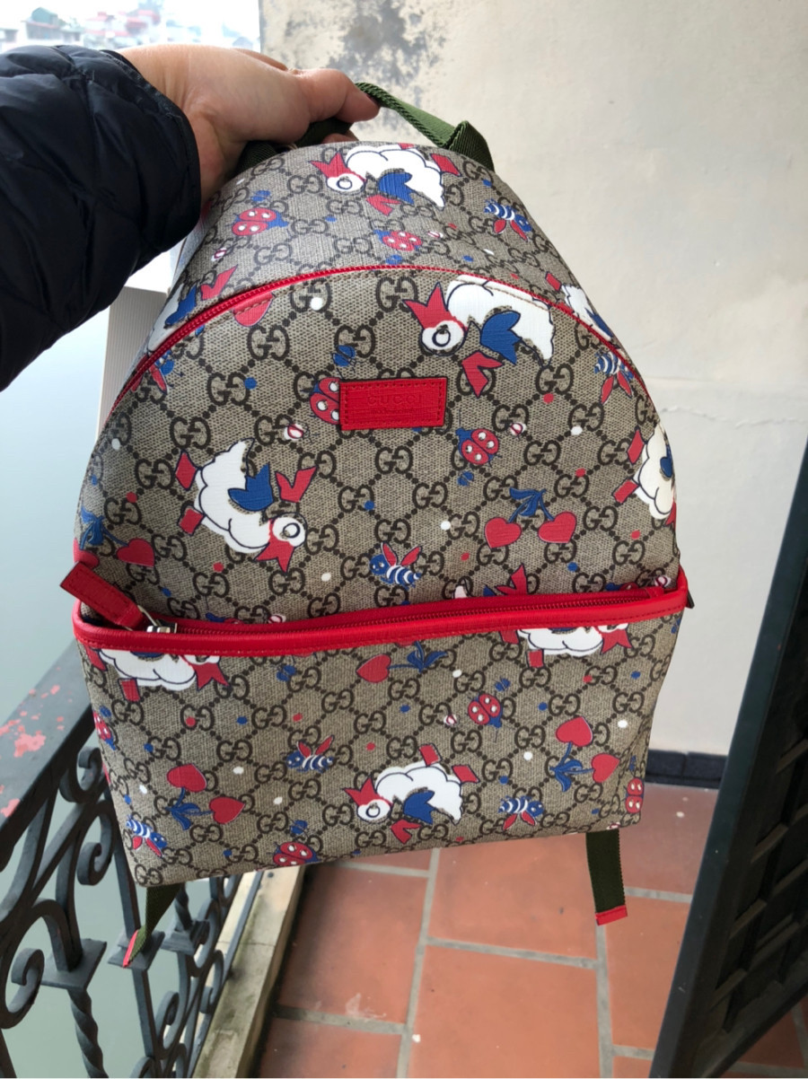 ❤️Gucci - GG duck plants backpack: