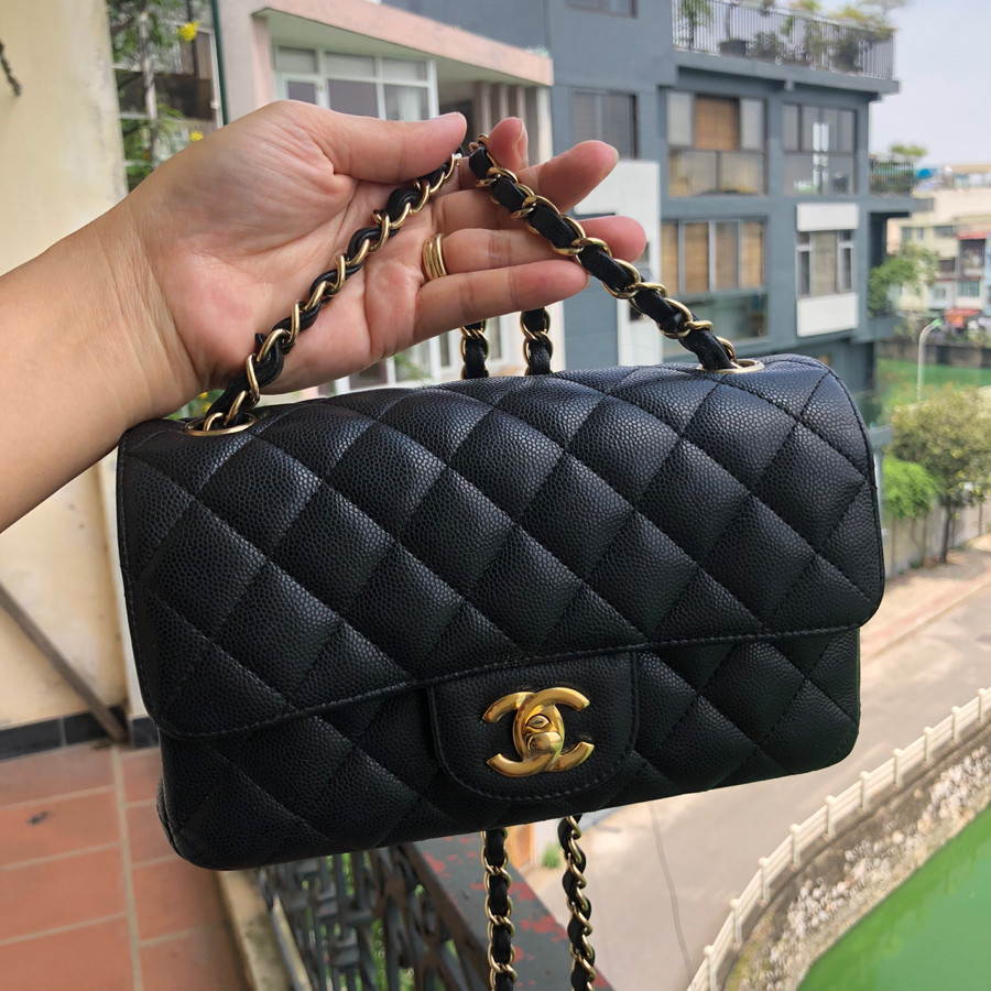 ❤️ Chanel classic mini 8 - black caviar & GHW: