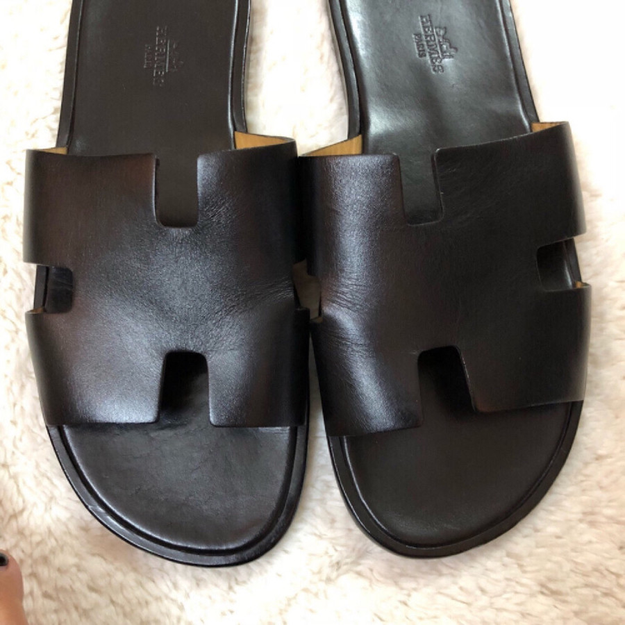 Hermes Izmir sandal men’s - black sz 42