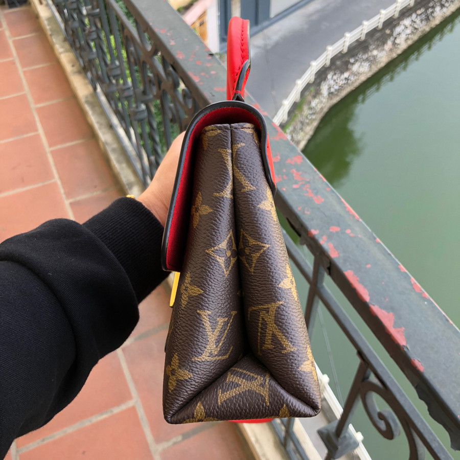 ❤️ Louis Vuitton locky BB monogram & red: