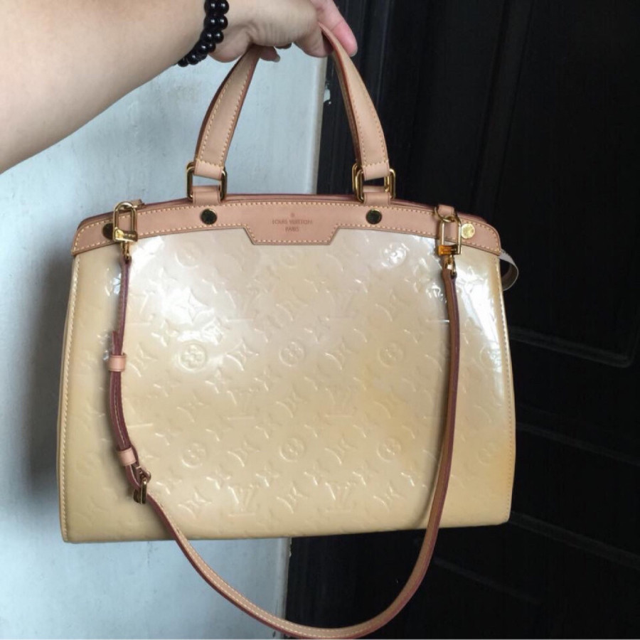 Louis vuitton brea GM - Vernis Cream leather