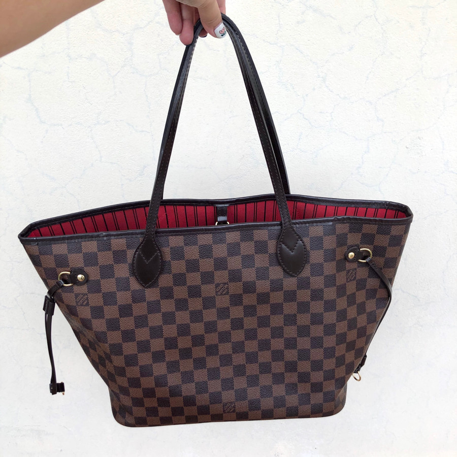 Louis Vuitton Neverfull MM Damier Ebene Bags Handbags: