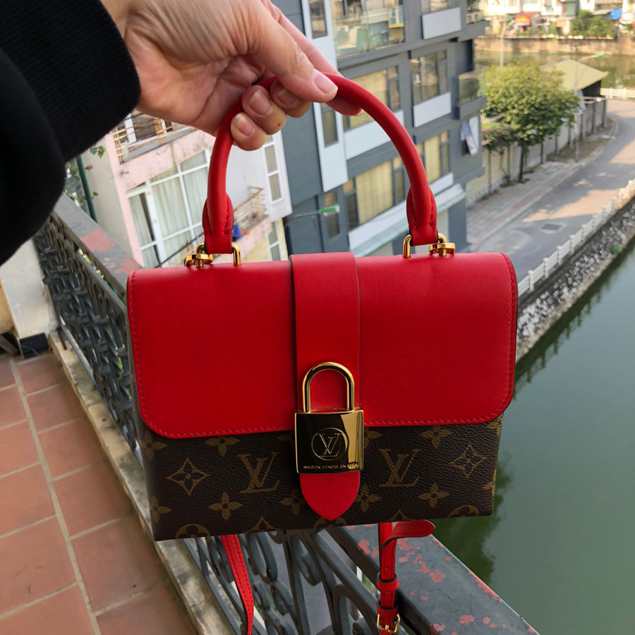 ❤️ Louis Vuitton locky BB monogram & red: - Tín đồ hàng hiệu