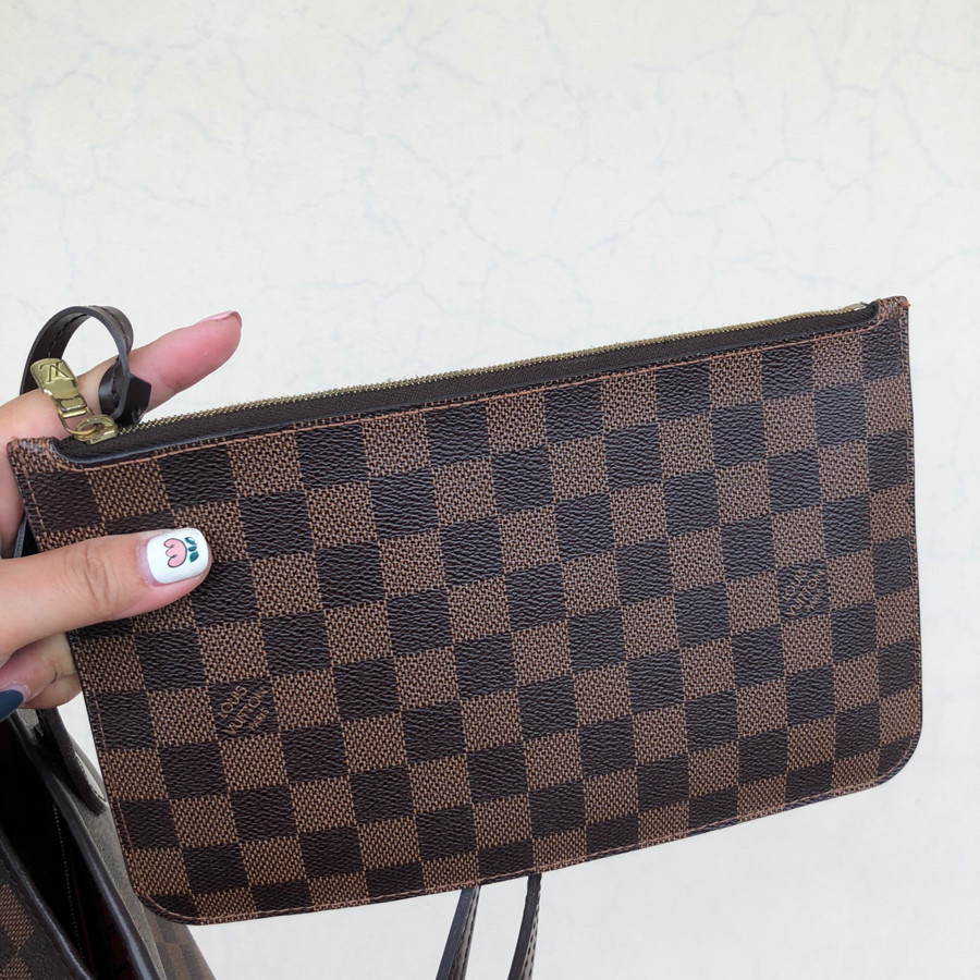 Louis Vuitton Neverfull MM Damier Ebene Bags Handbags: