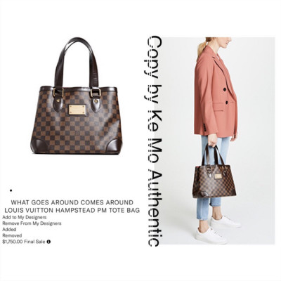 ❤️Louis Vuitton hampstead PM tote bag - damier: