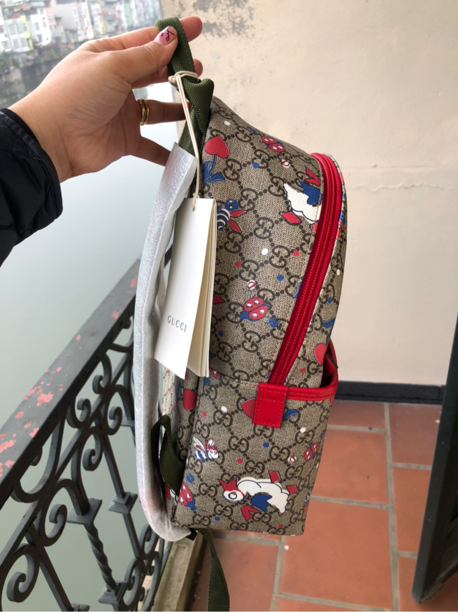 ❤️Gucci - GG duck plants backpack: