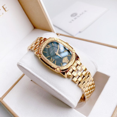 Đồng hồ Versace Couture bản dây gold mặt đen Case 35mm