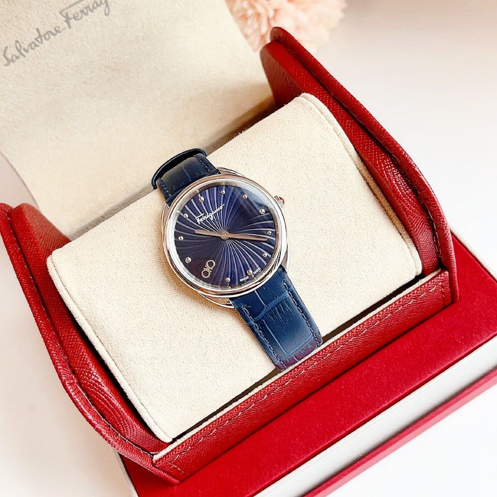 Đồng hồ Salvatore Ferragamo Cuir Ladies Watch Case 34mm