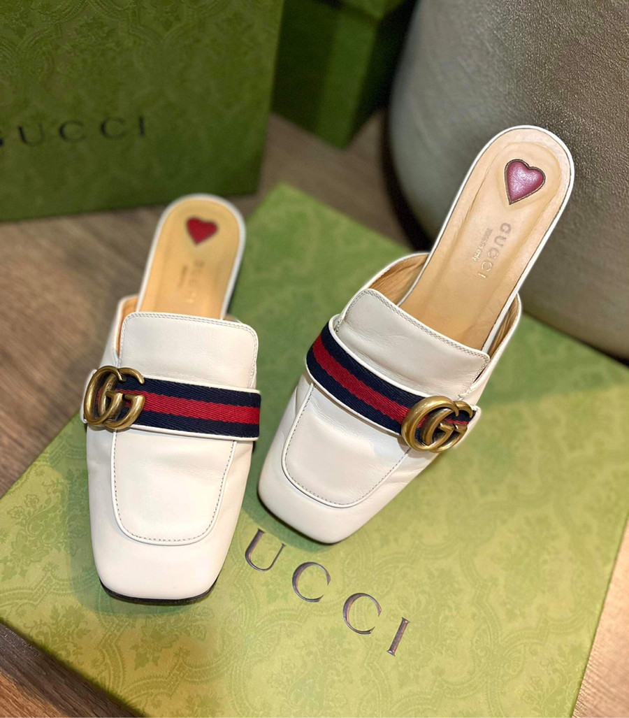 Sục gucci trắng sz 36,5