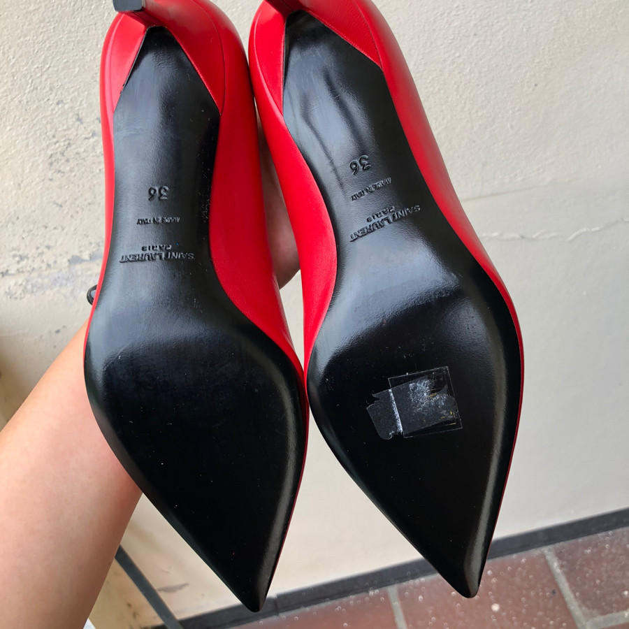 YSL - Classic Red Zoe Stilettos sz 36: