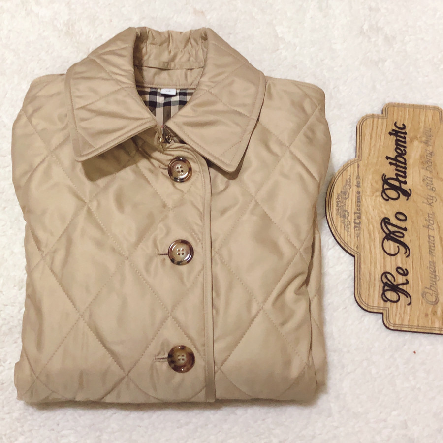 Burberry Giacca termica trapuntata beige sz XS: