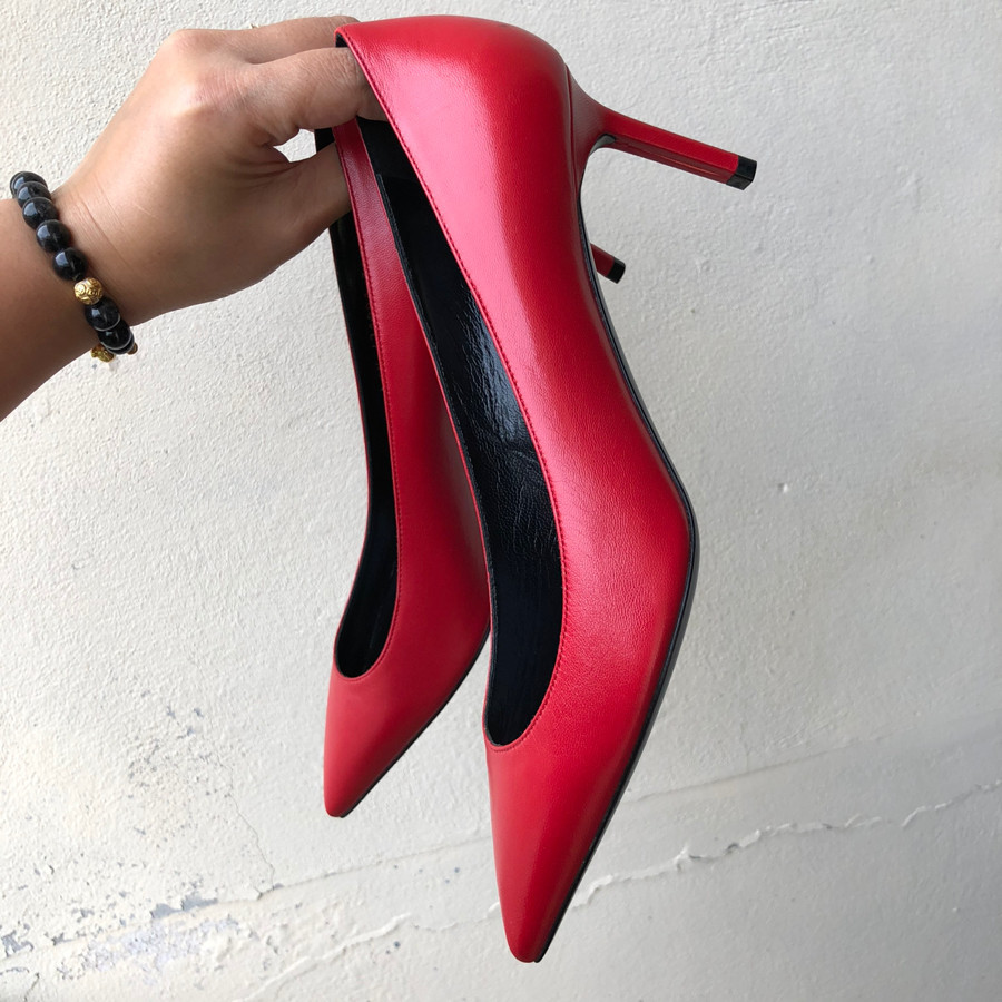 YSL - Classic Red Zoe Stilettos sz 36: