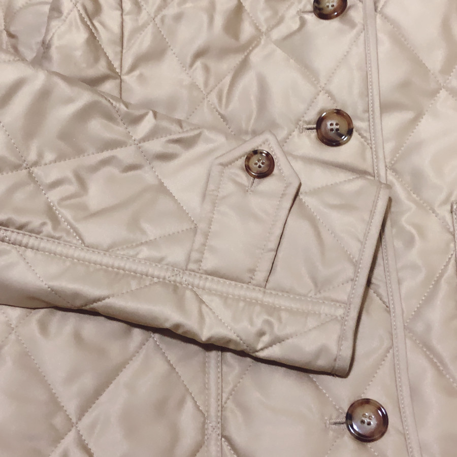 Burberry Giacca termica trapuntata beige sz XS: