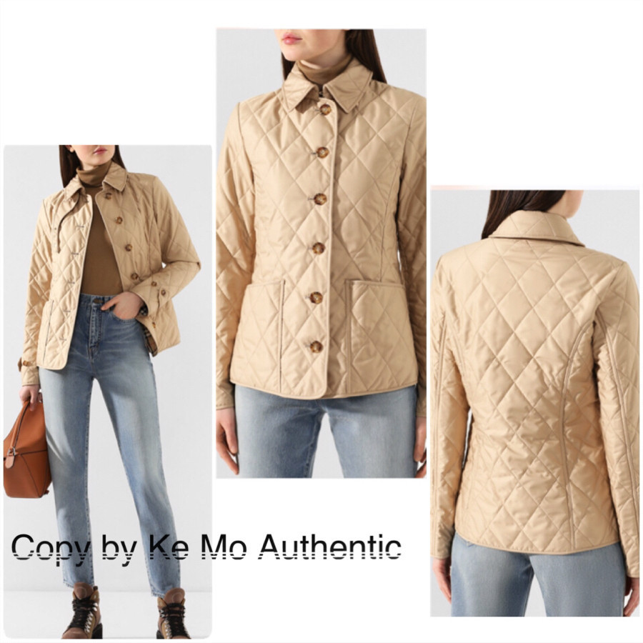 Burberry Giacca termica trapuntata beige sz XS: