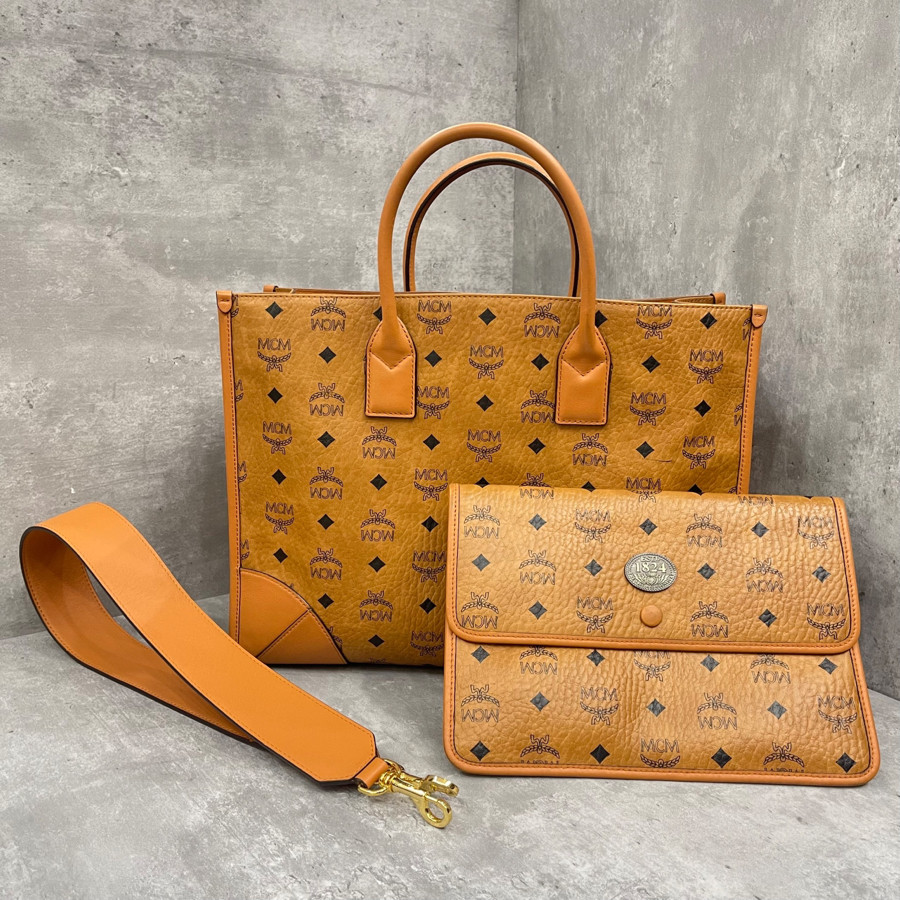 Tote MCM to & clutch