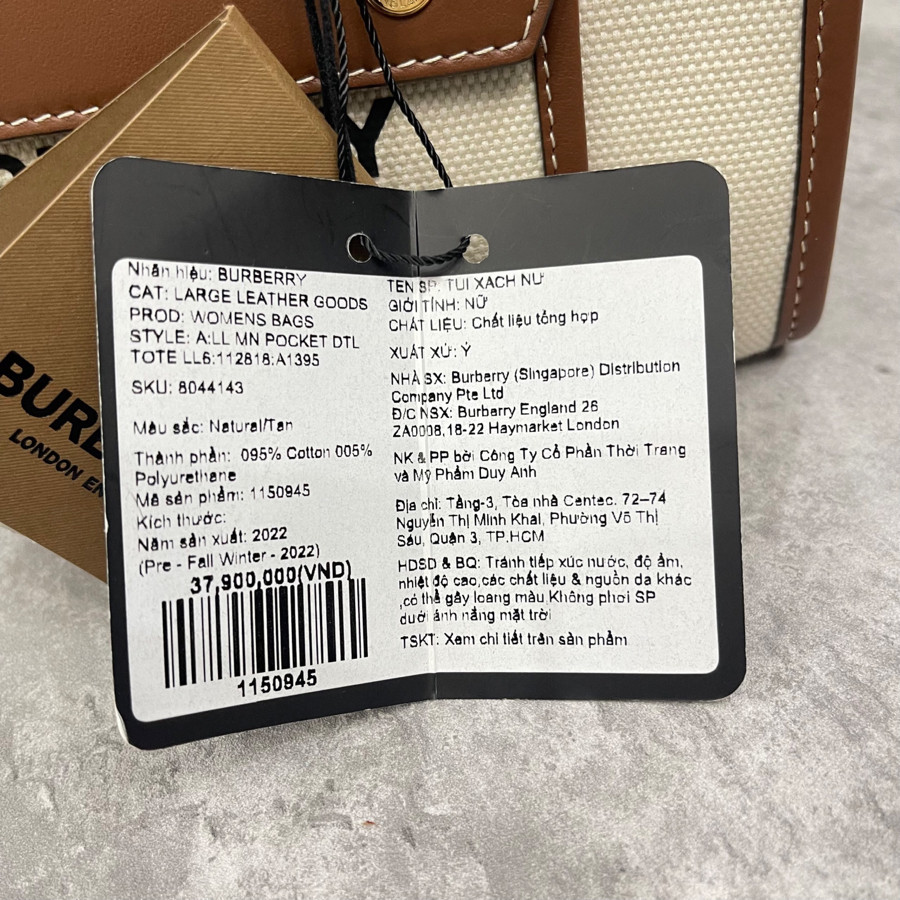 Túi burberry - tote burberry