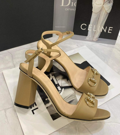 Sandal Gucci Leather Miro Soft màu Bright Camel