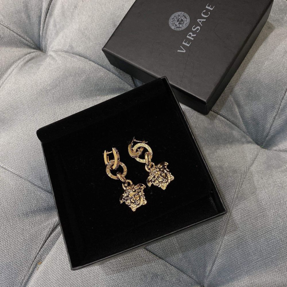 Khuyên tai Versace medusa