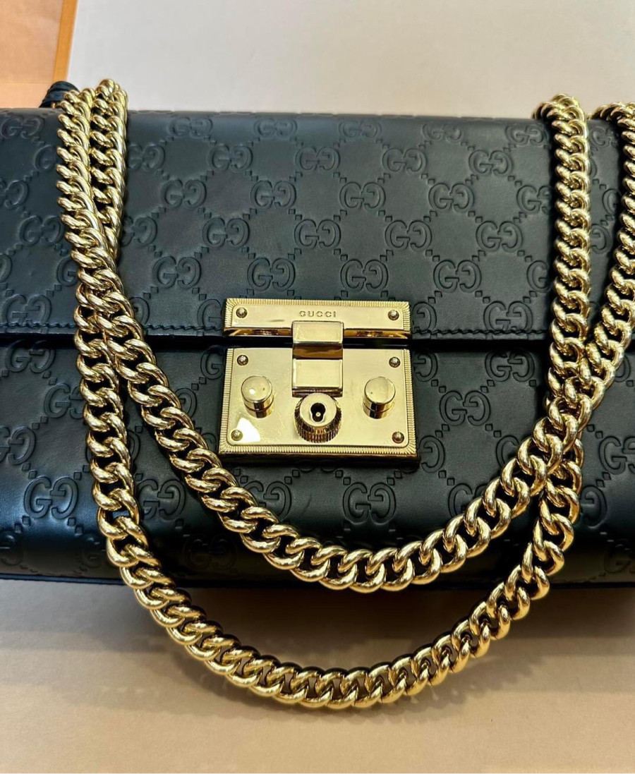 Túi Gucci Padlock Shouler Bag Guccissima likenew