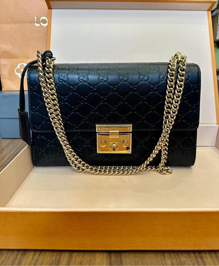 Túi Gucci Padlock Shouler Bag Guccissima likenew