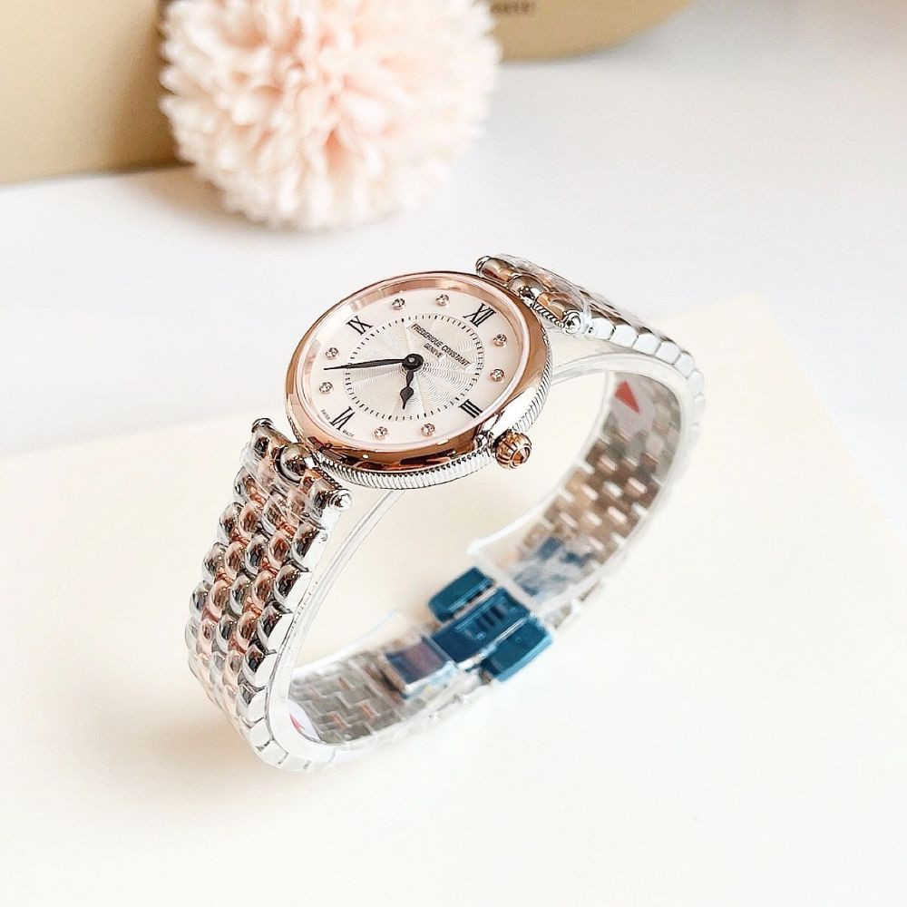 Đồng hồ Frederique constant Art Deco diamond Case 30mm