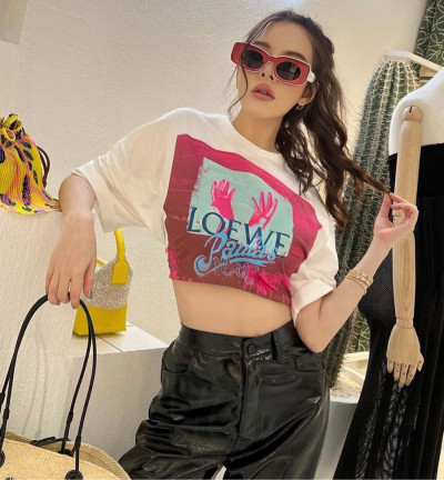 Kính râm Loewe paula unisex độc lạ, màu hồng siêu cute  ✨