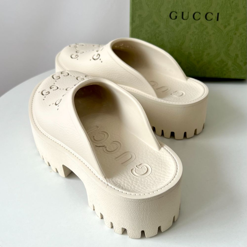 Sục Gucci dập logo đế cao