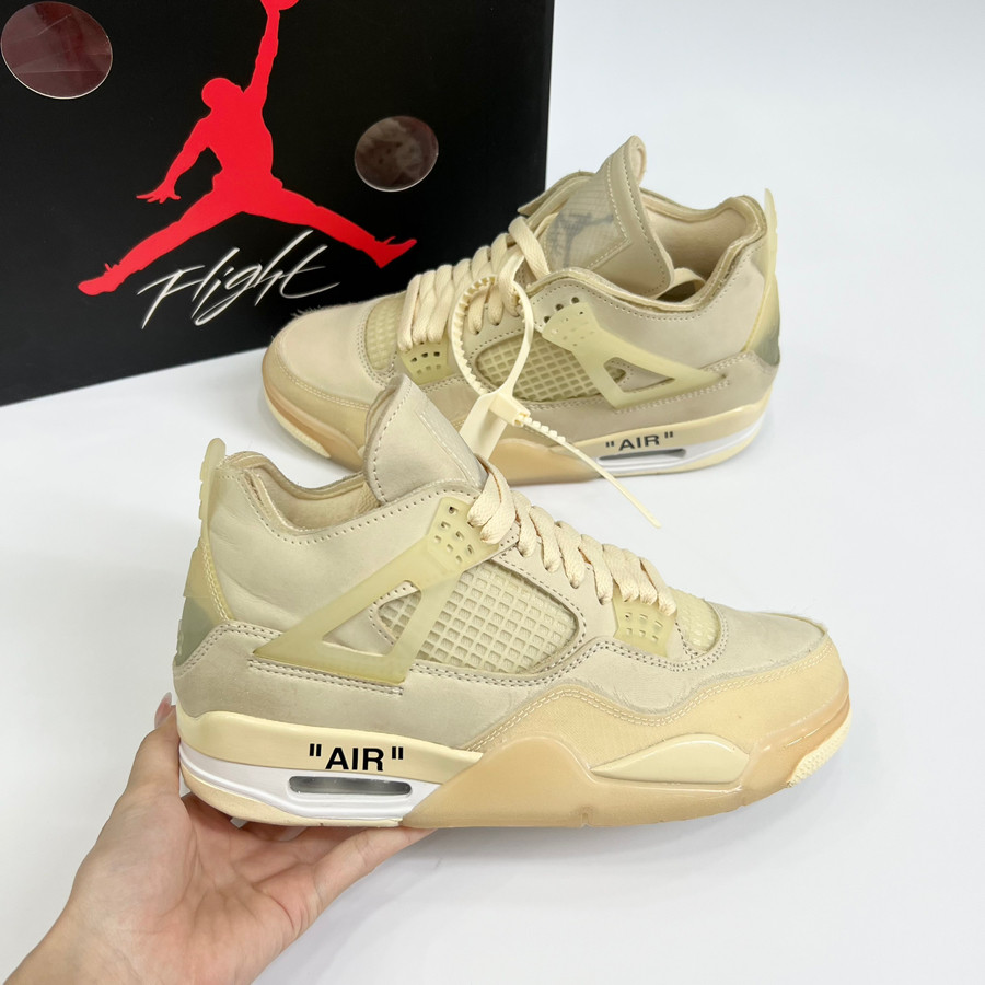 Giày sneaker Jordan4 x Ow