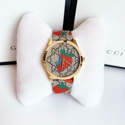 Đồng hồ Gucci G-Timeless Strawberry Case 38mm