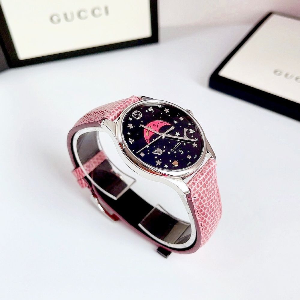 Đồng hồ Gucci G-Timeless Black Moonphase Case 36mm