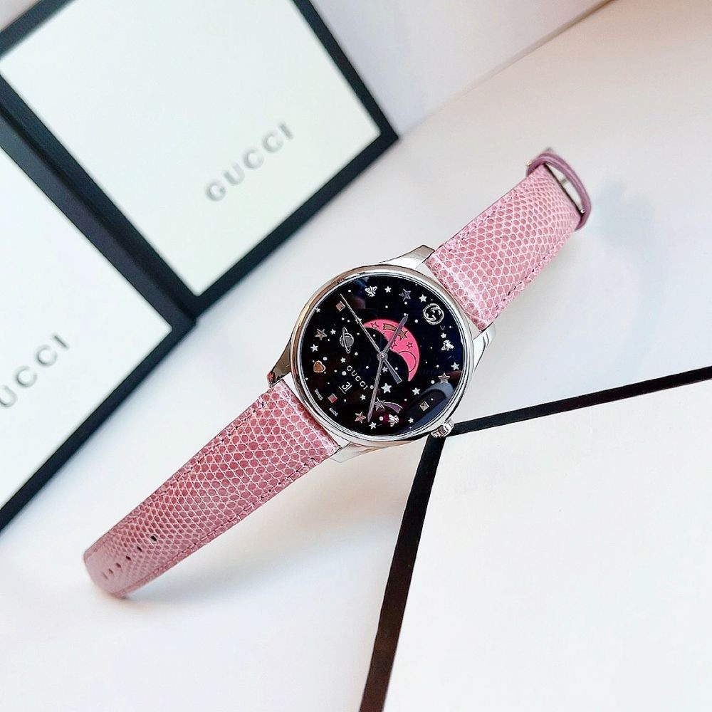 Đồng hồ Gucci G-Timeless Black Moonphase Case 36mm