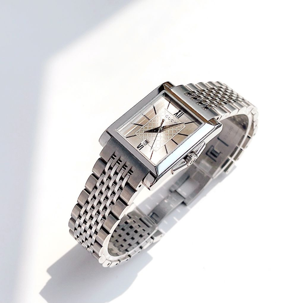 Đồng hồ Gucci G-Timeless 138 Watch Regtangle Case 26.5*26mm