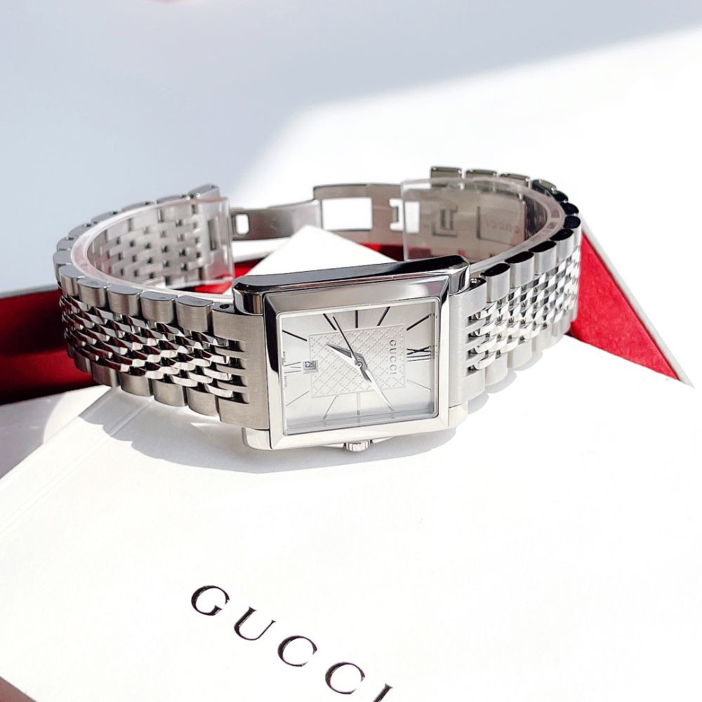Đồng hồ Gucci G-Timeless 138 Watch Regtangle Case 26.5*26mm