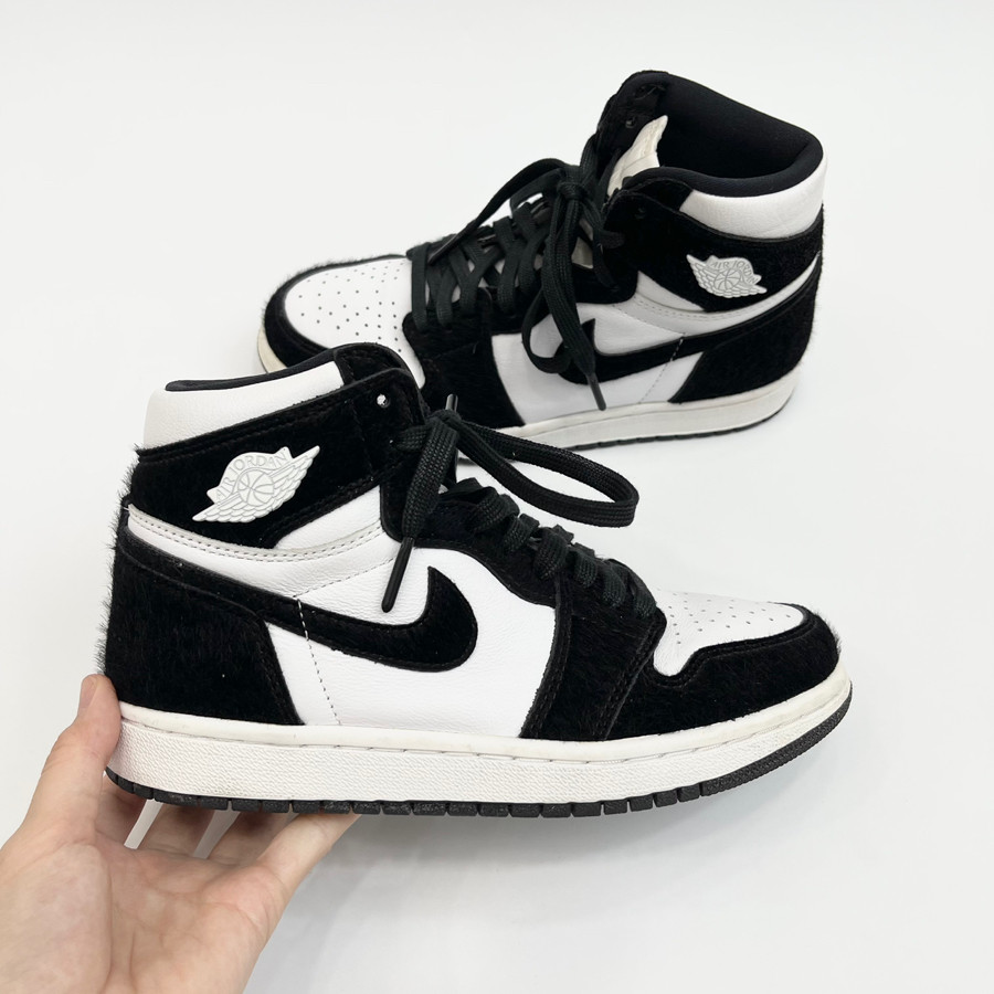 Giày sneaker Jordan1 high panda