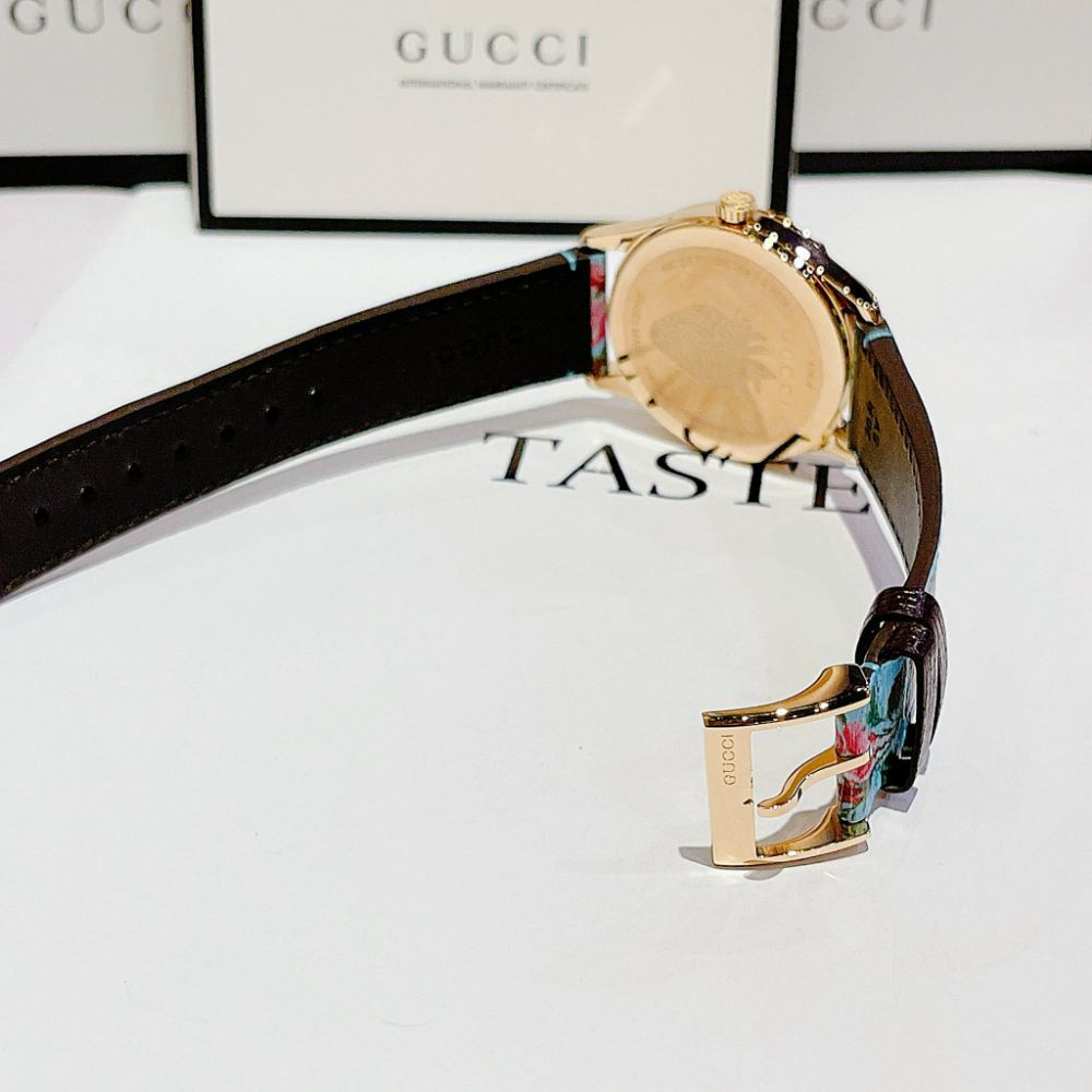 Đồng hồ Gucci G-Timeless Aqua Floral Case 38mm