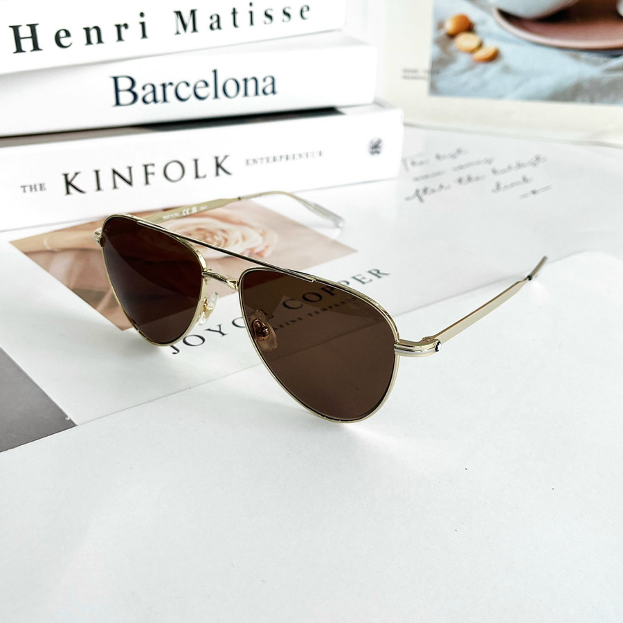 Kính râm Montblanc dáng aviator siêu nhẹ ✨