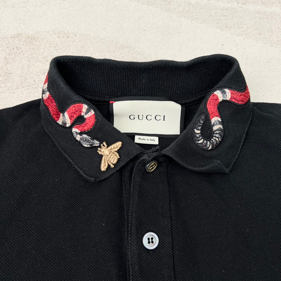 Áo polo rắn Gucci