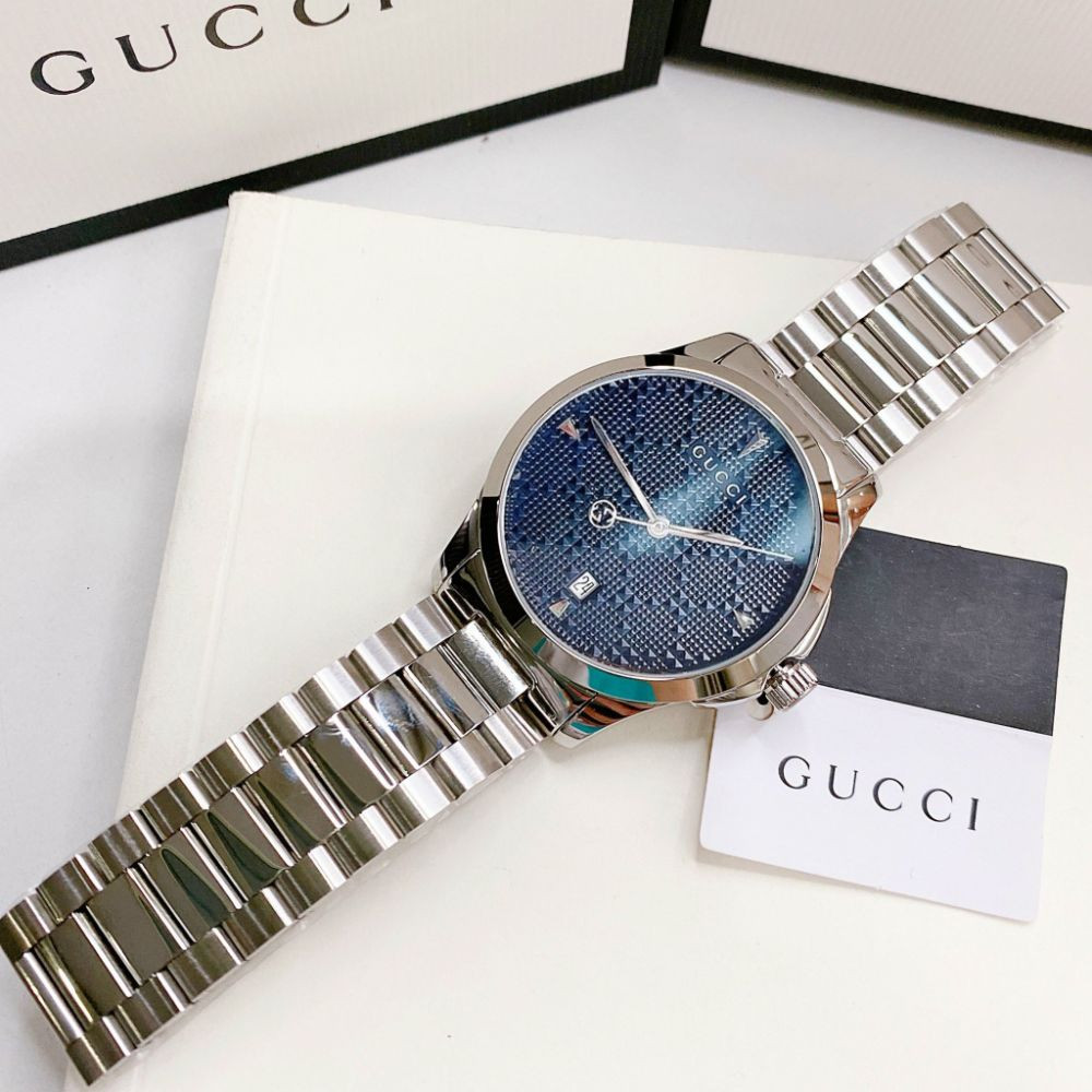 Đồng hồ Gucci G-Timeless blue dial for Men Case 40mm