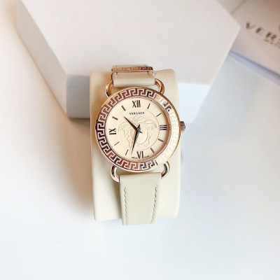 Đồng hồ Versace Womens Rosegold Medusa Strap Case 36mm