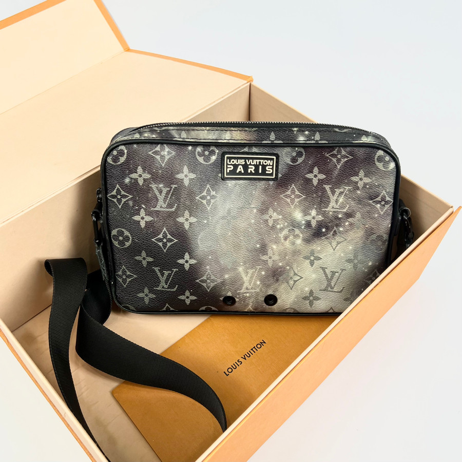 LOUIS VUITTON Monogram Galaxy Travel Bag Horizon 55 M44179 Trunk Suitcase LV  New  eBay
