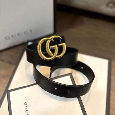 Belt gucci giả cổ bản 3cm sz 80 kèm dust