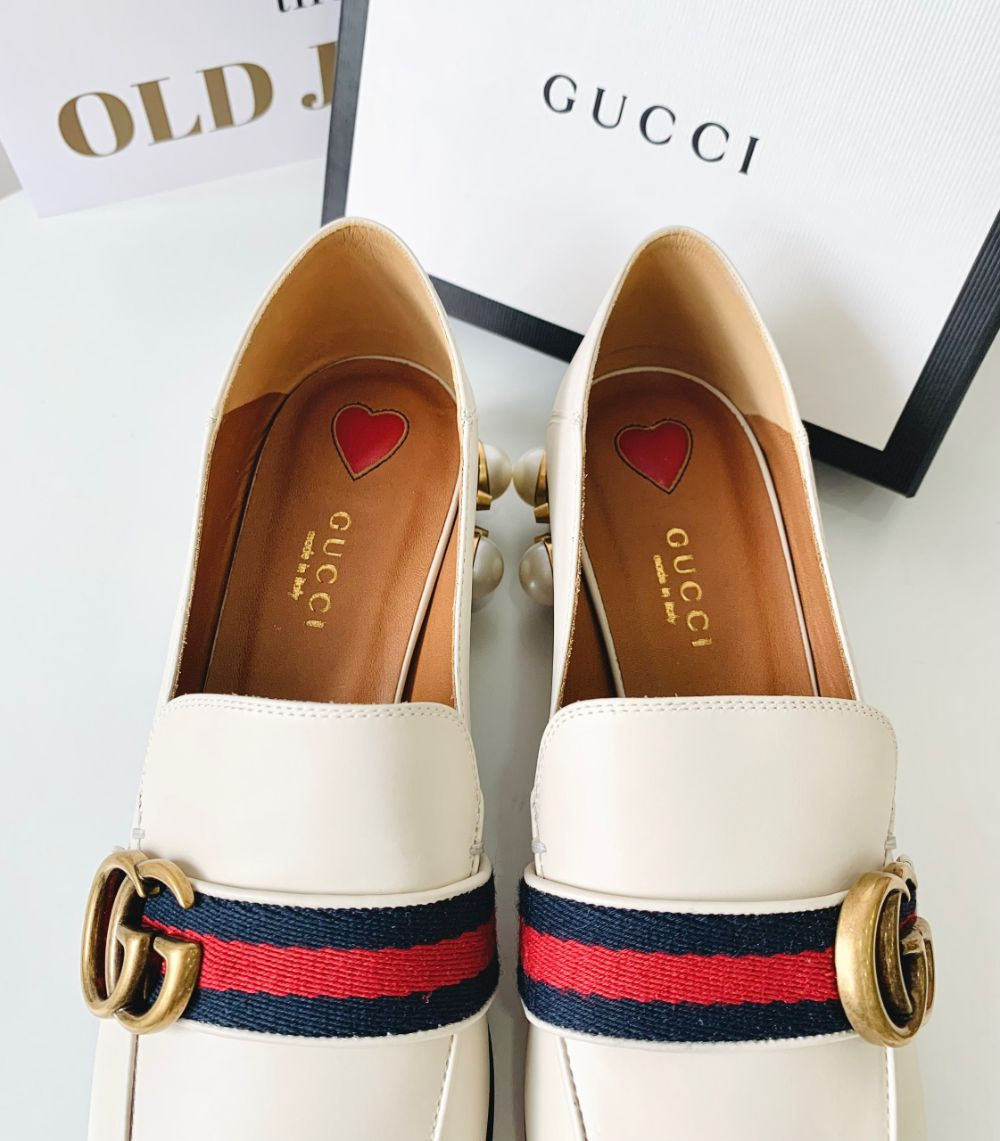 Giày Gucci gót ngọc trai 4p