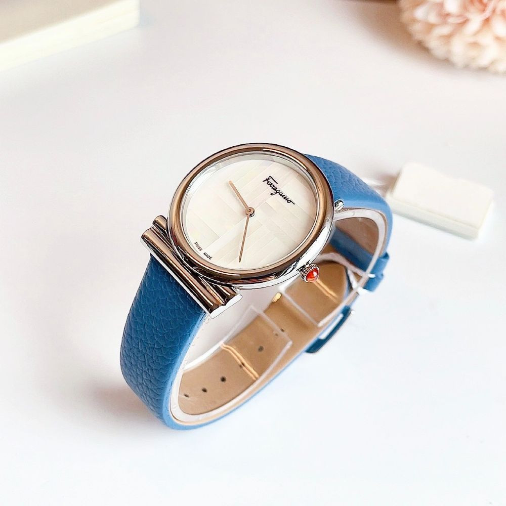 Đồng hồ Salvatore Ferragamo Gancini slim Case 34mm