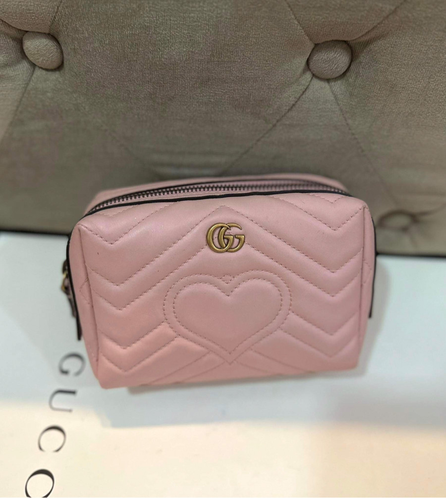 Túi gucci hồng box sz 16 kèm dust