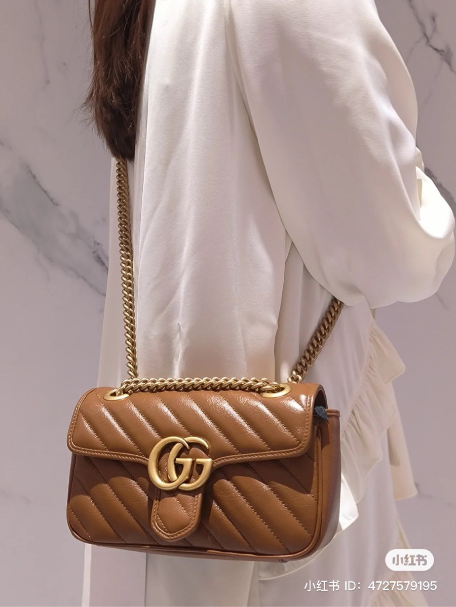 Túi Gucci marmont nâu màu pán chạy nhất 😍