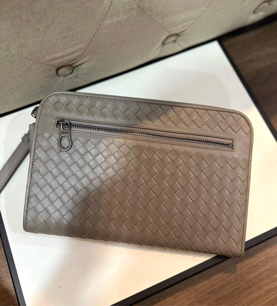 Clutch bottega ghi sz 27