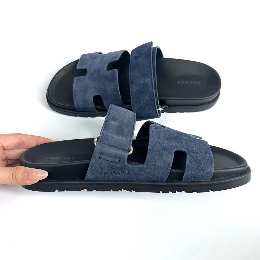 Dép sandal Hermes xanh