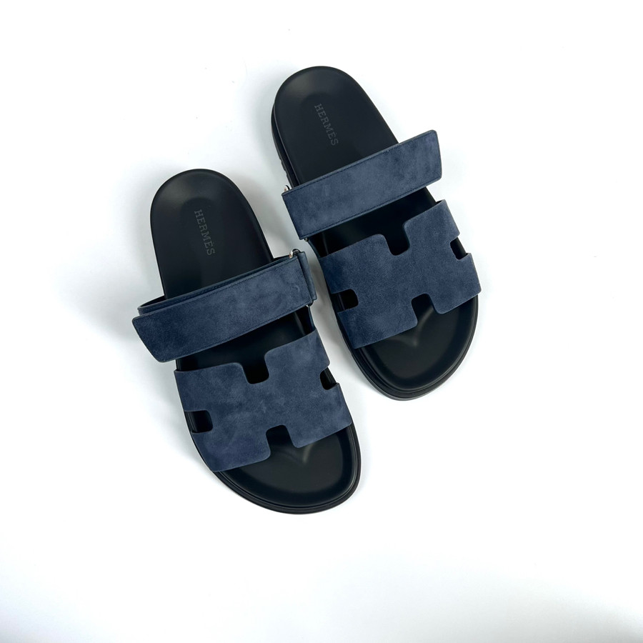 Dép sandal Hermes xanh